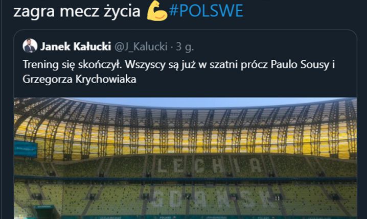 Trening Polskiej kadry się zakończył, a na boisku zostali...